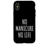 Manicura Hombres Mujeres Cuidado de Uñas Salón de Belleza Esmalte Carcasa para iPhone X/XS
