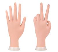 Manicura práctica de manos y dedos manicura práctica de manos modelo flexible y móvil plástico blando manicura de manos entrenamiento básico de arte