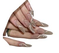 Manicura que mejora el temperamento, producto terminado de manicura con cinta for llevar a mano, parche for uñas desmontable, taladro flash.(XS)