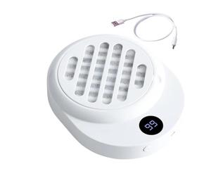 Manicure Dust Collector - 6000RPM Suction Filter LED Display USB Machine Clean | Perfect for Beginners Professionals Commercial Home Salon Office Beauty Casual Use Nail Care Setup