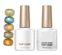 Manicure gelTop coat| Prevent Chipping Shiny Cosmetics | 3d Water Drop gelTop coat|provides A Suitablely Clear Glossy Finish With Salon Grade Glass Shine That Guards Against Chipping And Yellowing