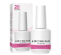 Manicure Glue Gel - Nail Building System, Strong Bonding & Molding Design | Adhesive For Tips, Diamonds, Reinforcement Gel For Salon And Home DIY, Beginners Use
