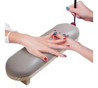Manicure Hand Rest, PU Arm Support, Anti-Skid Cushion with Waterproof Layer, Nail Technician Accessory for Salon or Home Use, Practice Pad with Stable Base, Arm Comfort Tool for Clients Beginners