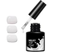 Manicure Nail Gel, Women Polishing Coat Wedding Vacation Daily | Beauty accessory, Practical nail function, Nail Gel 7ml Milky White Manicure Top Coat Polishing Salon Nail Gel, Standard size