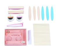 Manicure Set, Powder Nail Kit, Compact Easy Application Lightweight Portable Fashionable Multi-Use Safe Material, Nail Tools for Women Home Girls Friends Present, 6.12*3.94*1.18Inches, Pink