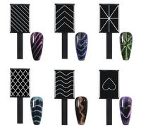 Manicure Wand Tool Set - 3D Illusionary Magnetic Nail Polish Gel, s Magnetic Nails, Portable Gel Nail Polish Magnet Wand For Beginners, Girls, Women, Manicurists, Nails Salons