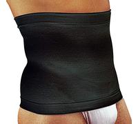 MANIFATTURA BERNINA Sana 5511027 (Talla 5 Negro) - Cinturón modelante en algodón Faja Lumbar elástica modeladora y de contención Alto 27 cm