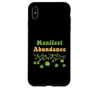 Manifest Abundance Día de San Patricio Trébol Irlandés Nueva Era Carcasa para iPhone XS MAX