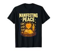 Manifestando Paz Arte Vela Espiritual Camiseta