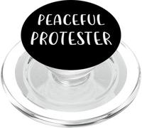 Manifestantes pacíficos apoyan declaración de Justicia Social PopSockets PopGrip para MagSafe