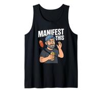 Manifestar Esta manifestación Humor Buena Ley de la atracción Camiseta sin Mangas