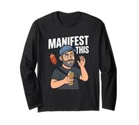 Manifestar Esta manifestación Humor Buena Ley de la atracción Manga Larga