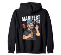 Manifestar Esta manifestación Humor Buena Ley de la atracción Sudadera con Capucha