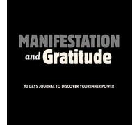 Manifestation and Gratitude 90 days Journal Affirmations Gift Notebook Journal, Gift For Co-workers, Friends and Family, 180 Pages Square Design, Cream Paper