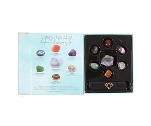 Manifestation Crystal - Juego de regalo de labradorita, cornalina, amatista, atrae abundancia y buena fortuna, regalos de bienestar de rana consciente, piedras curativas de cristal
