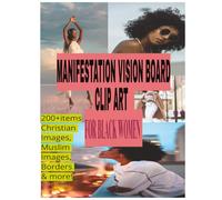 Manifestation Vision Board Clip Art for Black Women