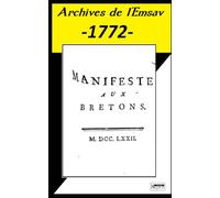 Manifeste aux Bretons: Archives de l'Emsav -1772-