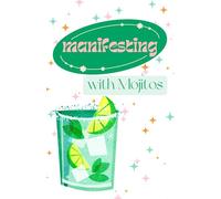 Manifesting with Mojitos - A5 Notebook - 100 Lined Pages - Journal for Women - Gifts for Girls - Ideal for Creative Writing - Paperback Notepad Planner for Office College University