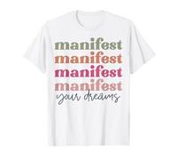 Manifiesto Inspirador motivación Positiva Retro Vintage Divertido Camiseta
