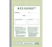 Manifold r.t.t enregistrement du temps de travail 50 feuillets dupli autocopiants