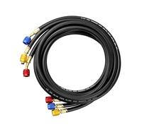 Manifolds Gauges Hose With Valves Tension HVAC Refrigeration Charging Hoses For HVAC R502 R22 Flexible Rubber