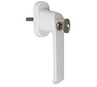 Maniglia per finestre Schüco con serratura bianca | Protezione antieffrazione con qualità dal produttore del marchio