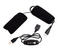 Maniglia Riscaldante per Moto - Cuscinetto Riscaldante per Moto, Copertura per Impugnature Elettriche 5V, Scaldamani Alimentato Tramite USB, Manopole Riscaldanti per Manubrio con 3 Temperature Di Mar