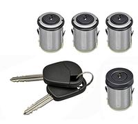 Maniglie Porta ESTERNE Kit BLOCCHETTI con CHIAVE 4 PEZZI 2 Porte Cabina + 1 Lateral + 1 Posterior per Experto Anno di Applicazione dal 1994 AL 2006