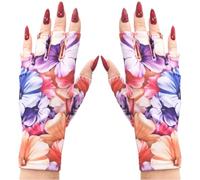 ManiGlovz - Guantes de uñas protectores de luz UV UPF 50+ originales | Manicura de gel y guantes sin dedos anti UV para mujeres | Protege la piel durante la conducción y la exposición al sol