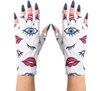 ManiGlovz - Los guantes de uñas protectores de luz UV UPF 50+ originales | Guantes de manicura de gel y guantes antiUV sin dedos para mujer | Se pueden utilizar como guantes de protección solar para