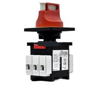 Manija 12A 3P VCD02C (V02C + KCD1PZC) Interruptor de parada de emergencia con carga Cuerpo V02C y panel KCD1PZC Interruptor-seccionador