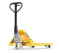 Manija ajustable manual de palet Jack X grande de nailon con ruedas de carretilla elevadora plataforma móvil para pisos de almacén de hormigón, carro de transporte resistente