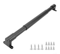 Manija ajustable para puerta de caravana, barra telescópica de aluminio de 21 a 28 pulgadas, mecanismo deslizante para reemplazo de puerta exterior de remolque de caravana (negro)