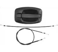 Manija ambos lados negro 43564 Metalcaucho para FIAT PEUGEOT CITROËN FORD VW
