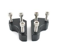 Manija Barra Elevadora Elevadores Manillar Motocicleta De 1/2" (25/50 Mm) Con Adaptadores Extensión Abrazadera Para Kawasaki Para Concurso Para GTR1400 2008-2022 Elevador Manillar(1in Titanium)