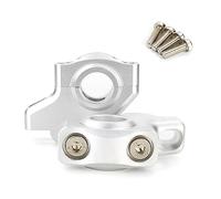Manija Barra Elevadora Para Kawasaki Para Versys-X 250/300 Para Versys1000 2017-2021 Elevadores Manillar Desplazamiento 7/8" 22 Mm Extensión Manillar Elevador Manillar(Matte Silver)