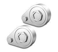 Manija Barra Elevadora Para Kawasaki Para ZX1100 Para Ninja Para ZX-11 1990-1997 Elevadores Manillar Motocicleta 43 Mm Elevador Manillar(Silver)