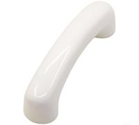 Manija colorida de cerámica para puerta de armario, 4.8 x 1 x 1.35 pulgadas, tirador de arco en forma de lazo con agujeros preperforados, agarre ergonómico para armarios, cajones y armarios de TV