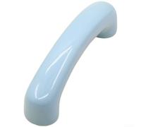 Manija colorida de cerámica para puerta de armario, distancia entre agujeros de 96 mm, tirador de porcelana y cerámica, forma de arco, fácil agarre para armarios, cajones y muebles modernos (1381-96