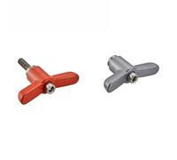 Manija con perillas ajustables, 2 uds mango de palanca sujeción ajustable 45mm M4 M5 M6 hilos macho hembra dientes engranaje(M4 Female)