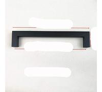 Manija cuadrada negra mate Manija de gabinete de acero inoxidable Perilla de puerta de cocina Tirador de cajón de muebles 2 "~ 24" - Espaciado de orificios 480mm