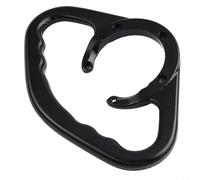 Manija de agarre de motocicleta, CNC Aleación de aluminio para Suzuki Tanque de combustible Mango de tapa Finamente hecho a mano Resistente al desgaste (negro)