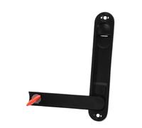Manija de Bloqueo con Llave Embutida para Puertas y Ventanas Correderas | Diseño Minimalista Negro, Aleación de Zinc Resistente, Instalación Rápida, Incluye Llaves para Seguridad