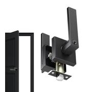 Manija de bloqueo de puerta, perilla de aleación de aluminio para privacidad interior, resistente, palanca de puerta, para dormitorio, oficina, baño, entrada de seguridad