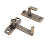 Manija de cerradura puerta ventana corrediza bronce, 2 uds., con tornillos, pestillo Metal, protector, cadena seguridad for el hogar, ferretería for para Puerta, Ventana