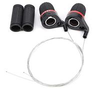 Manija de Desviador de Bicicleta Twist Grip Manija de Cambio de Bicicleta Palanca de Freno Ciclismo Mango Twist Grip Transmisión Transmisión