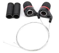 Manija de Desviador de Bicicleta Twist Grip Manija de Cambio de Bicicleta Palanca de Freno Ciclismo Mango Twist Grip Transmisión Transmisión