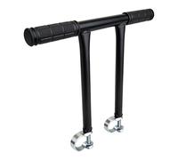 Manija de empuje de altura modificable con cierre abierto simple, adecuado para la mayoría de vehículos de 22 mm, 28 mm, 32 mm, 38 mm, ajustador de altura de cochecito