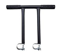 Manija de empuje de altura modificable con cierre abierto simple adecuado para la mayoría de vehículos de 22 mm, 28 mm, 32 mm, 38 mm, cochecitos de bebé con reposabrazos elevado