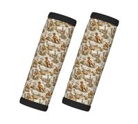 Manija de equipaje con estampado de dinosaurios clásico para veliz, asa de equipaje de viaje suave, identificadores para maletas